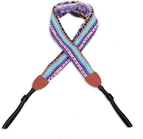Igingko Scarf Camera Strap for All DSLR Camera Nikon / Canon / Sony / Olympus / Samsung / Pentax ETC (Stripe)