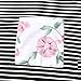 Uideazone Women Black and White Striped Tee Shirt Cute Top With porket