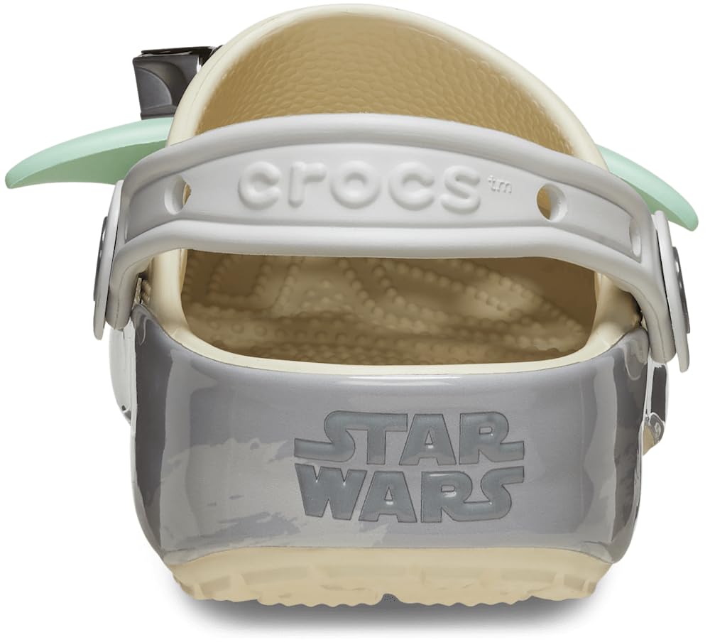 Crocs Unisex-Adult Star Wars Grogu Classic Clog Bone