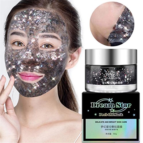 Yeefant Tearing Moisturizing Cleaning Nourishing Brightening Facial Face Care Genuine Moisture Peel Off Star Mask Sheet DIY Natural Spa Skin Care Cosmetics for Women Adult - Thumbnail 5