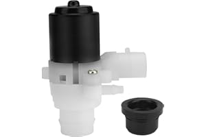 LUOJIEDEJINBIAO 104307 Truck Windshield Wiper Washer Pump HLK7046 Fit for Peterbilt 320 330 335 337 340 357 362 365 367 378 382 384 385 386 387 388 389 579 Washer Fluid Pump Fits for Kenworth T680 T880 (1 Pack)