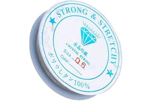 Clear Elastic Beading Stretch Cord Wire String Crystal Line for Bracelet and Jewelry Making 1 Roll,10M