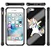 iPhone 6S Cases,iPhone 6 Cases with Cute Cartoon Design,[Four Corners Thicken Shockproof] Tempered Glass Pattern Painted Mirror Bumper Cover Case for iPhone 6/6S-Rock Unicorn
