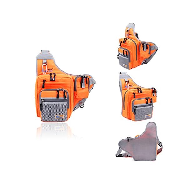 MadBite-SlingBack-Fishing-Backpack-Soft-Fishing-Tackle-Bag-Gives-Surf-Fishing-and-Bank-Fishing-Anglers-Easy-Portable-Tackle-Storage-Great-as-Messenger-bag-and-Sling-Bag