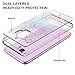 Galaxy S9 Case, Galaxy S9 Clear Case, MOSNOVO Gradient Rainbow Henna Mandala Printed Clear Design Transparent Plastic Case with TPU Bumper Protective Case Cover for Samsung Galaxy S9 (2018)