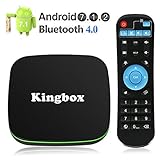Kingbox Android TV Box, K1 Android 7.1 Box Supporting 4K (60Hz) Full HDMI/H.265/Bluetooth 4.0/WiFi 2.4GHz Android Smart TV Box [2018 Version]