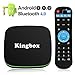 Kingbox Android TV Box, K1 Android 7.1 Box Supporting 4K (60Hz) Full HDMI/H.265/Bluetooth 4.0/WiFi 2.4GHz Android Smart TV Box [2018 Version]