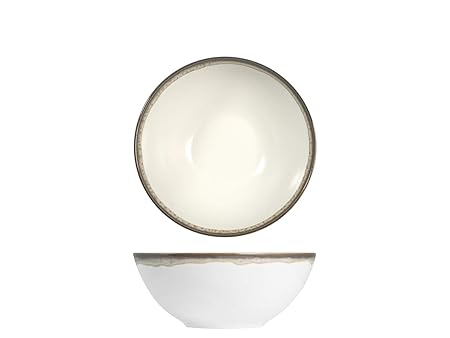 H&H Denver 826986 - Juego de 6 cuencos (gres, 16 cm), color marrón ...