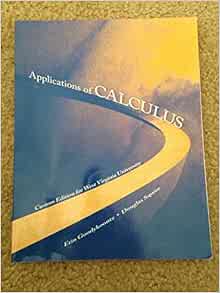 applications of calculus: 9781256639244: Amazon.com: Books