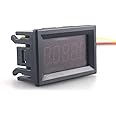 Eaglerich Mini Car LED Display Digital Voltmeter DC 4-30V 0.36" 5 Digit Voltage Panel Meter Red 3 Wires