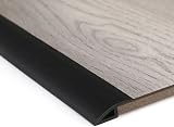 Zayejod 1M Black Carpet Edge Trim Self Adhesive PVC Laminate Floor