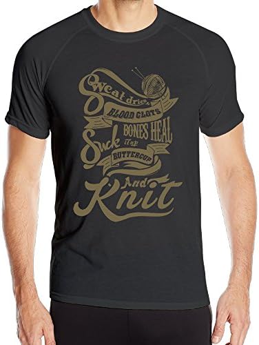 SUCK IT UP BUTTERCUP AND KNIT Running Shirts Quick-Dry Man Logo Print Short Sleeve T-shirt
