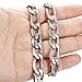 ORAZIO 16-30 Inches Figaro Chain Necklace for Men Women 4-12MM Stainless Steel Figaro Link Chain
