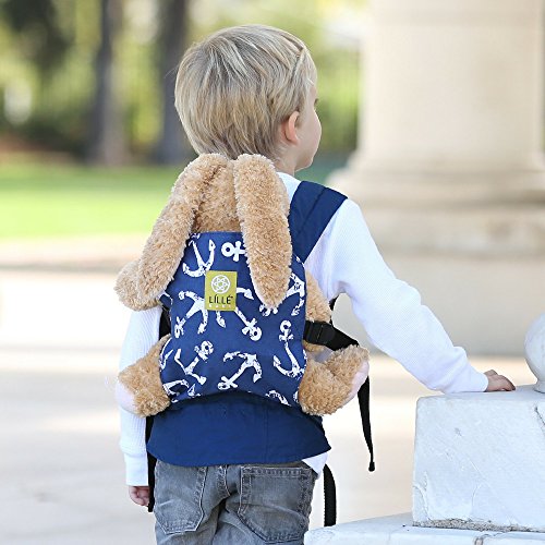 LILLEbaby Doll Carrier- Navy w/ Anchors