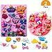 Sakolla Baby Shower Fondant Mold - Mini Bow Bowknot Crown Heart Silicone Mold for Sugarcraft, Cake Decorating, Chocolate, Candy, Polymer Clay, Cupcake Decorating