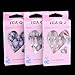 FACILLA® 72 Mixed Assorted Style French Acrylic False Artificial Nail Tips