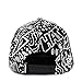 Kingfansion Unisex Vintage Baseball Flat Bill Hat Hippie Eye Hiphop Adjustable Cap