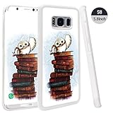 Samsung Galaxy S8 Case, Onelee - [Never fade] Shockproof Protective Premium PC and Soft TPU Case Cover for Samsung Galaxy S8 (Harry Potter Owl Hedwig)