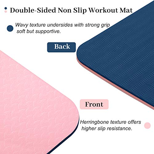 Outry Yoga Mat Non Slip,1/4 \