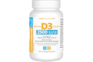 Prairie Naturals Vitamin d3 cholecalciferol 2,500iu softgel, 550 Count