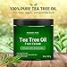 Tea Tree Oil Face Cream by Majestic Pure – Therapeutic Grade, Infused with Ceramides, for Acne Prone Skin Care – Fights breakouts and Fungus – Moisturizing, 8 ozthumb 3