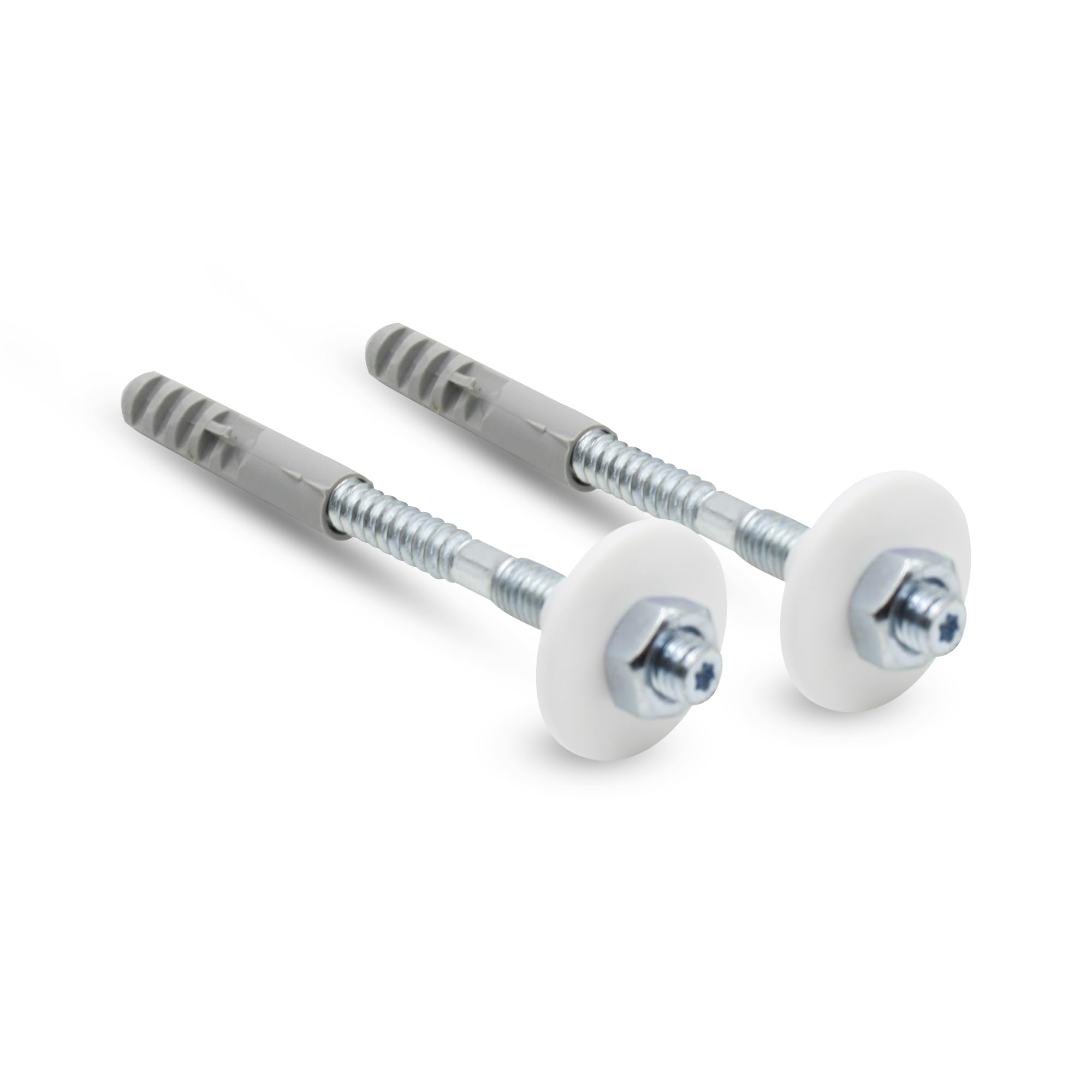 DOJA Barcelona Sink Mounting Screws M10 x 110 mm Pack of 2 Sink Fixing Set, Sink Fixing, Dowels, Toilet Fixing, Replacement Parts Fixing Washbasin