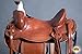 HILASON 15″ Western Horse Cowboy Trail Wade Roping Saddle Light Oilthumb 4