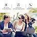 Mini Invisible Wireless Earbud, FANZY in-Ear Bluetooth Headphones with Mic, Hands-Free & Noise Canceling Wireless Earpiece for Car Running Music (Black)