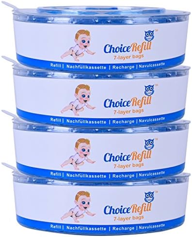 ChoiceRefill for Angelcare Nappy Pails System (4-pack)