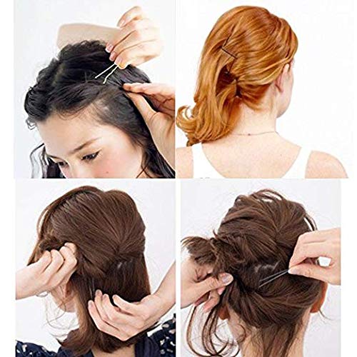 100 Pieces Bobby Hair Pins Hair Styling Clips with Storage Box for Girl and Women, 20 Colors