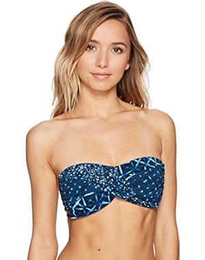 Womens Shibori Bandeau Top