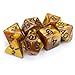 Wiz Dice Series II - Polyhedral Dice Set for Tabletop RPG Adventure Games with a Dice Bag - DND Dice Set, Suitable for Dungeons and Dragons, MTG and Dice Games Alike - Mountainheart - 7 ct