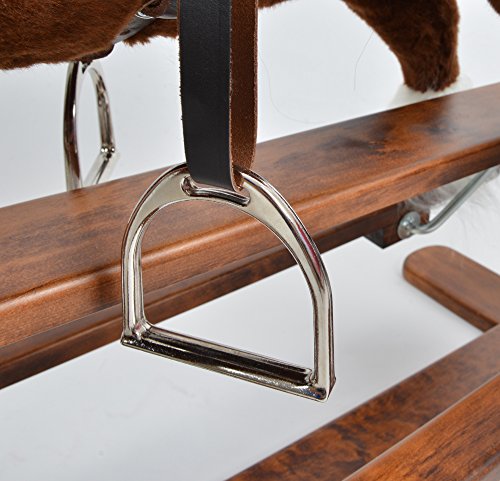 ALANEL Sehr Hochwertiges Großes Schaukelpferd / Schaukeltier Handarbeit New Magnum – Bild 4