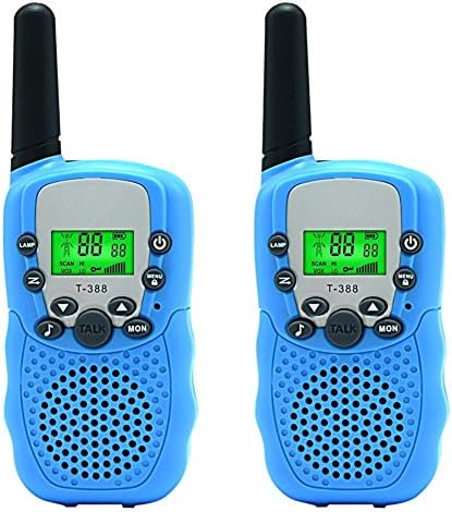 Blimark Walkie Talkies for Kids, 22 Channel 2 Radio Way 3 Miles Range, Handheld Mini Walkie Talkies for Outdoor Camping Adventure ( Pack of 2)