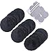 SUNLAND Resuable Makeup Remover Pads with Laundry Bag -Soft and Fridnely for Face Eye Lip Remover Pads (Black)