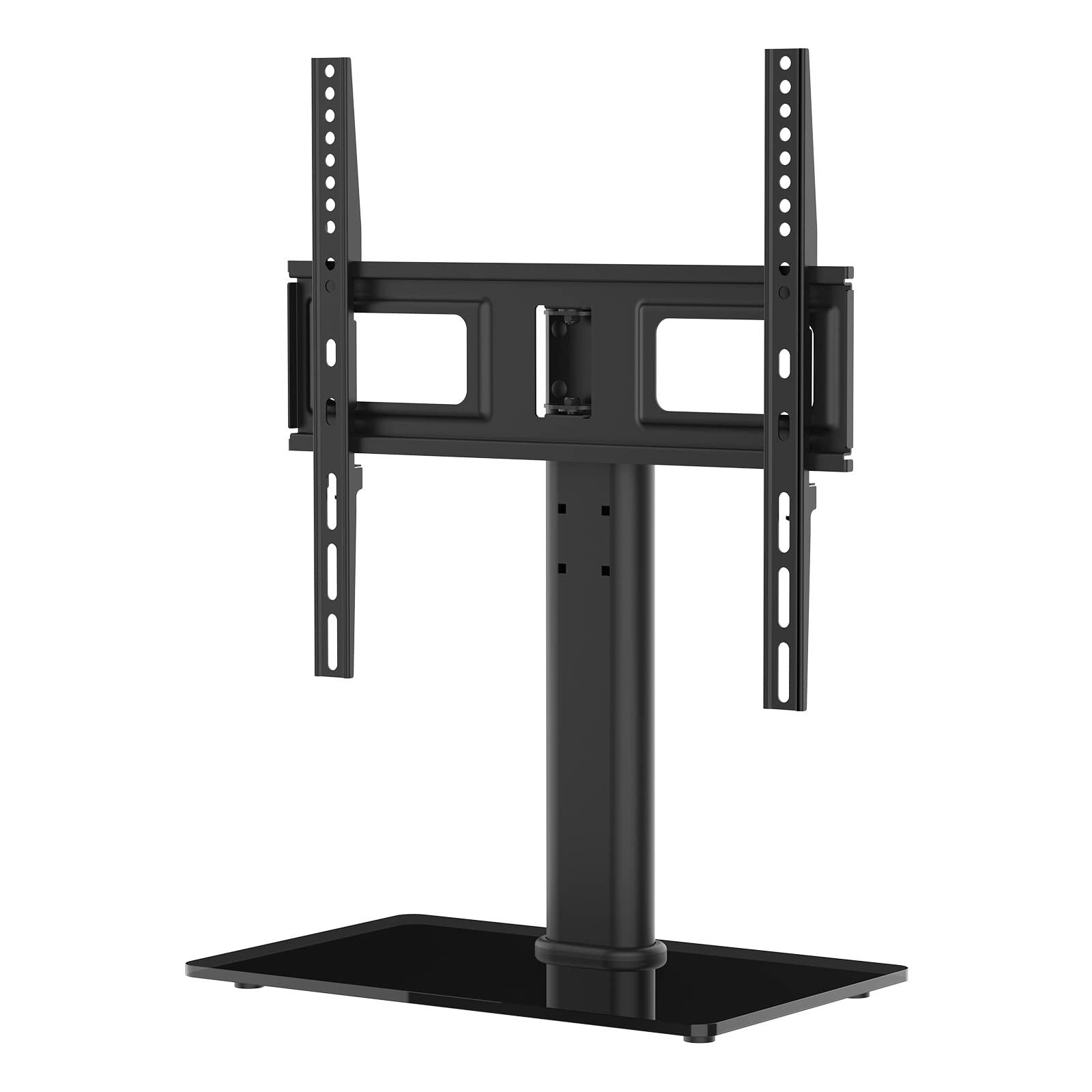 GRIFEMA GB1005 Universal TV Stand for 26-55 inch,up to 45KG, Swivel and Height Adjustable TV Table Stand with Bracket, 8mm Tempered Glass Base, Cable Management, Max VESA 400x400mm — image 1