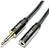 Zeskit 6' Premium Audio Cable - 3.5mm, Braided Nylon Stereo Audio Cable (Male to Female)