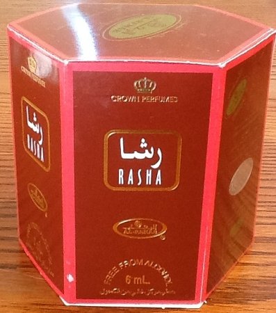 Rasha - 6ml (.2oz) Roll-on Perfume Oil by Al-Rehab (Crown Perfumes) (Box of 6)