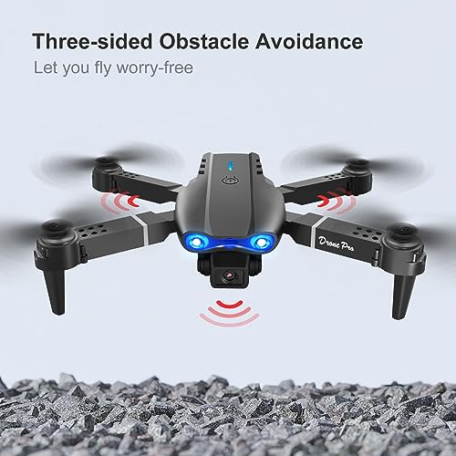 FPV Drone with 1080P Dual HD Cameras Upgraded Version RC Quadcopter for Adults, Beginner WiFi RC Drone Live Video, One Key Take Off/Land