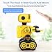 HBUDS Robot Toy Remote Voice Control, Programmable, Touch Sensing STEM Educational Robot Toy with Interactive Feature to Walk, Dance, Sing, Explore, Provide Science Lectures and Send Gifts to Kids