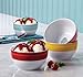 Cake Boss Serveware 4-Piece Porcelain Ice Cream Bowl Set, 