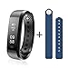 Diggro ID115HR Smart Bracelet Heart Rate Bluetooth 4.0 Sports Pedometer Calorie IP67 Waterproof Sleep Monitor Call/SMS Reminder Sedentary Reminder for Android IOS