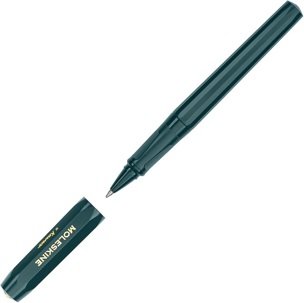 Moleskine x Kaweco Green Ballpoint Pen Refillable with 1.0mm Blue Refill