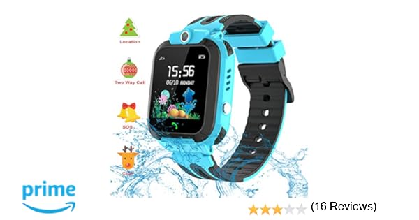 Vannico Smartwatch Niños, Reloj GPS Niño Inteligente Niña IP68 ...