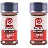 Lawry's Seasonings &amp; Rubs - 2 bottles (Black Pepper Seasoned Salt 5oz)
