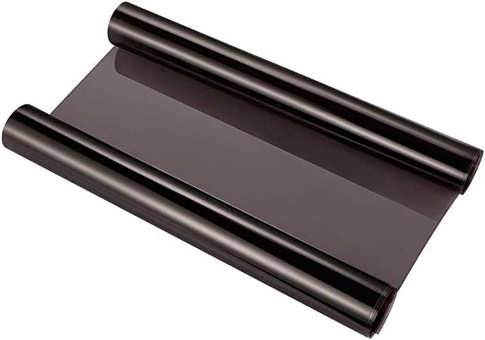 NewL 12 by 48 inches Self Adhesive Auto Car Tint Headlight Taillight Fog Light Vinyl Smoke Film Sheet Sticker Cover (light black) - Image 3