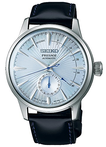 SEIKO PRESAGE Power Reserve Ice Blue Cocktail Time "Sky Diving" SSA343J1