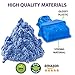 Kidsand 3.5 lbs - Magic 4 Color Sand - 8 Shaping Molds for Play Sand - Sand for Children Blue, Purple, Green, Orange - Kids Sand for Indoor Playing - Sand Kit for Kids - Box for Developing Sand