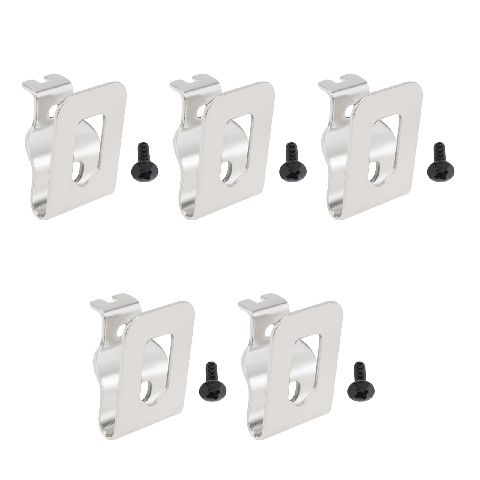 ChgImposs Replacement Belt Hook Clip, 5pcs Electric Drill Belt Clip Replacement Hooks Clips Tools Holder Fit for Dewalt Impact Drills Tools, Belt Holder Clips