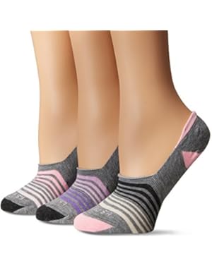 Women's 3 Pack Liner Socks, Multi, 9-11